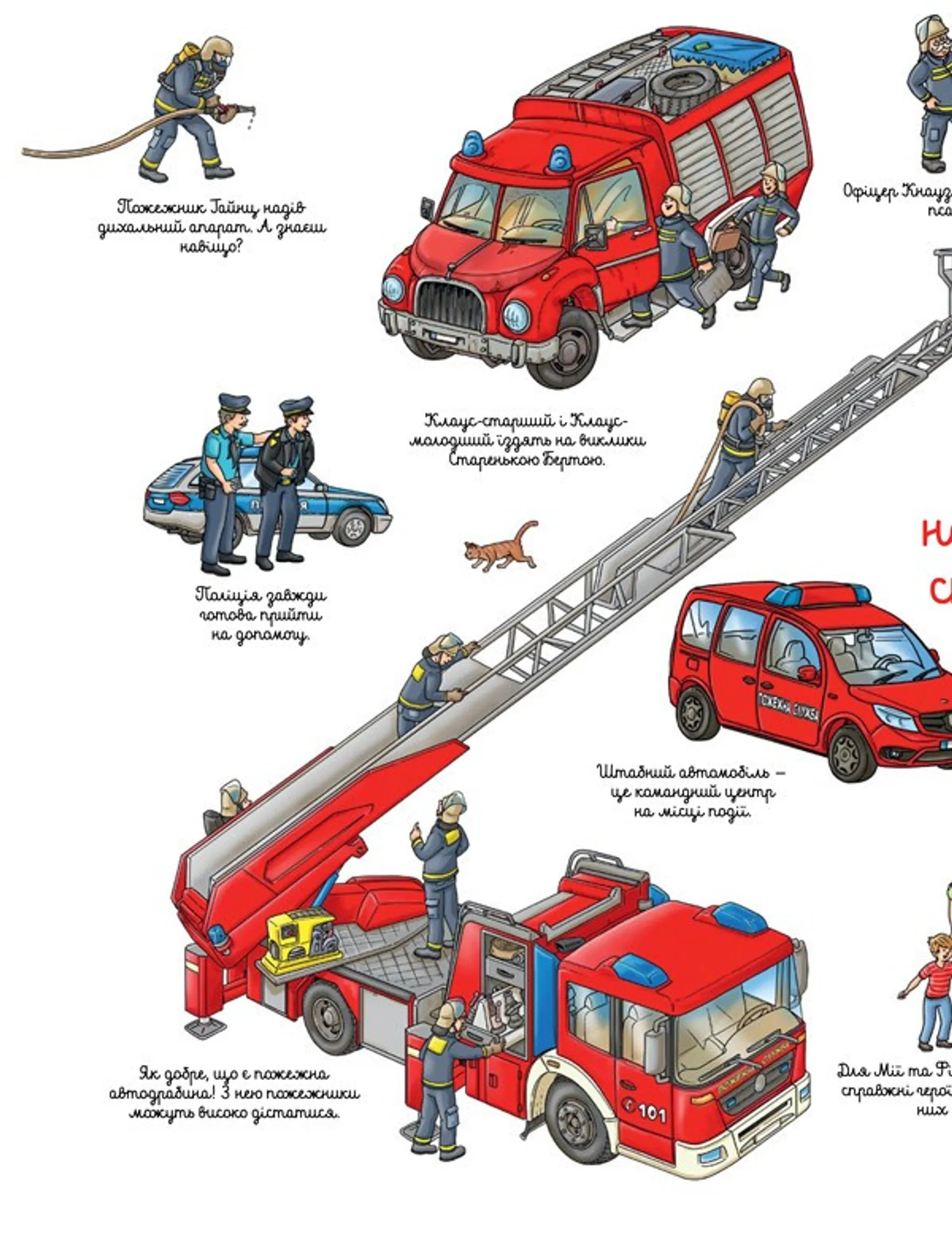 Пожежний віммельбух. Міні