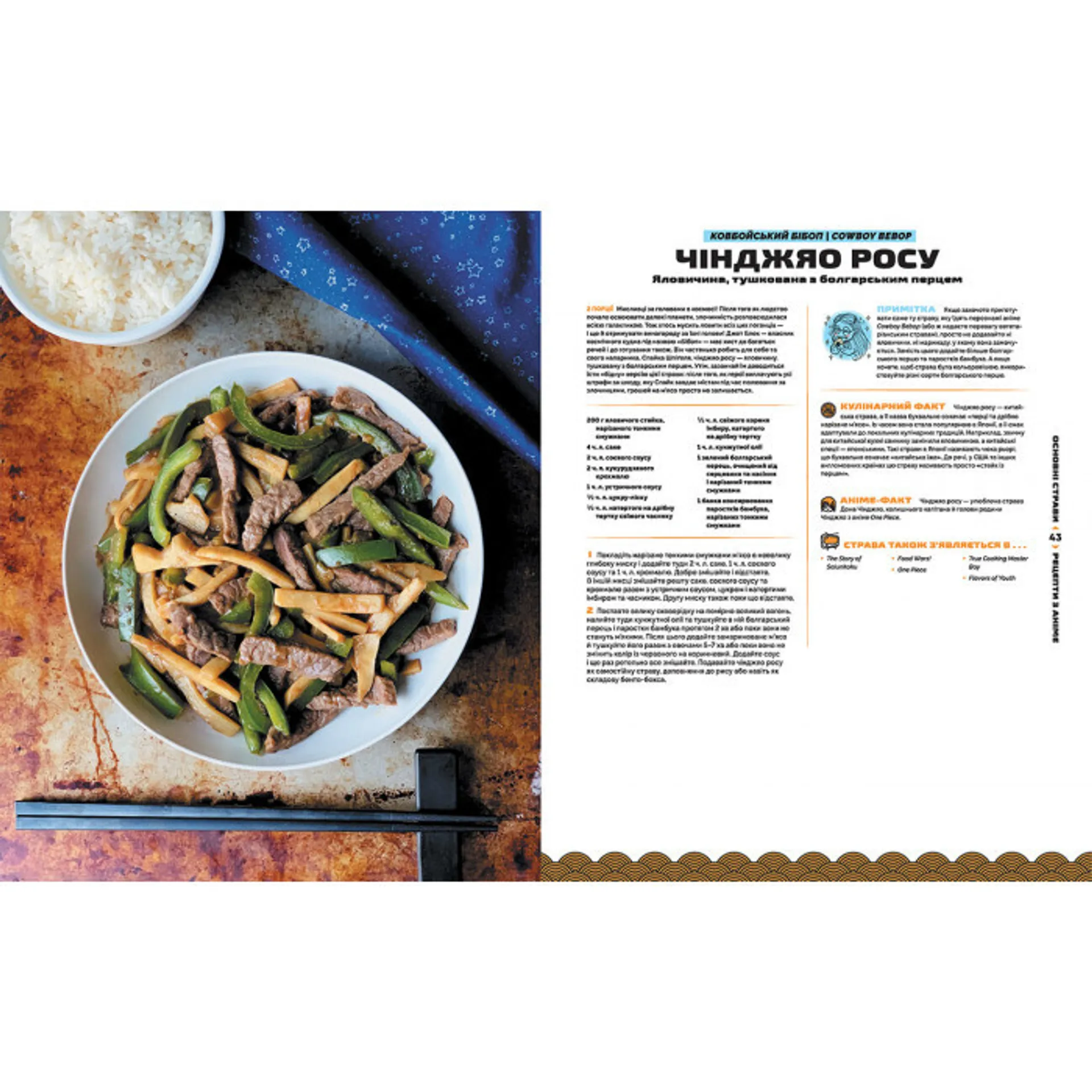 Кулінарна книга Рецепти з аніме. Їжа ваших улюблених персонажів