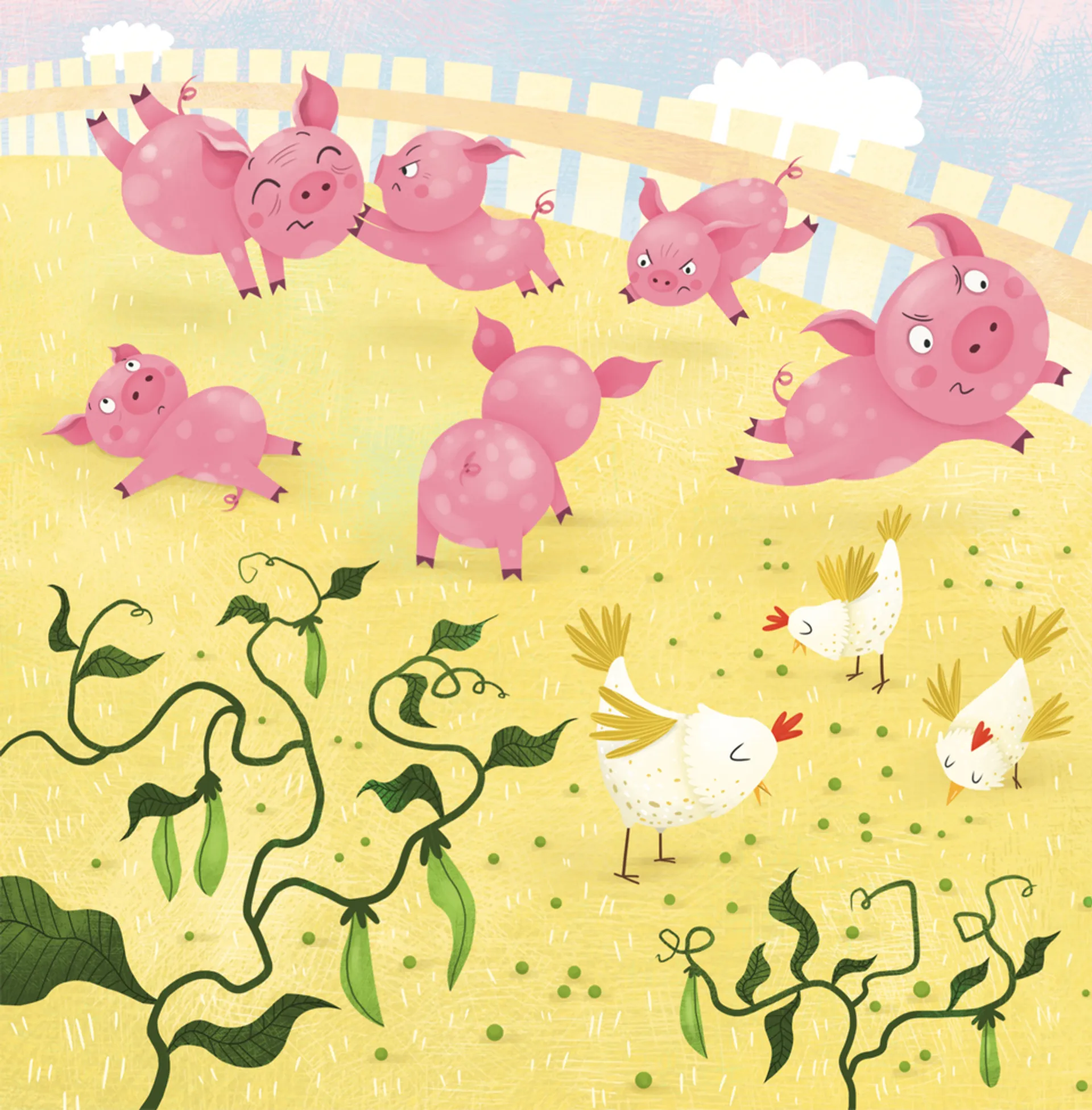 Лізла жаба по драбині