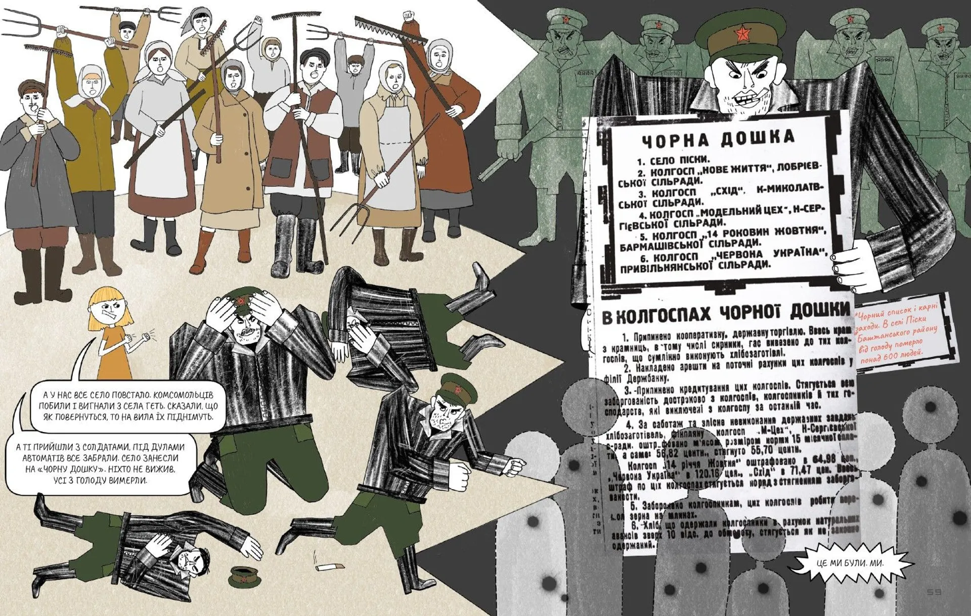 П'ять колосків. Голодомор. Історії, як зникали українці