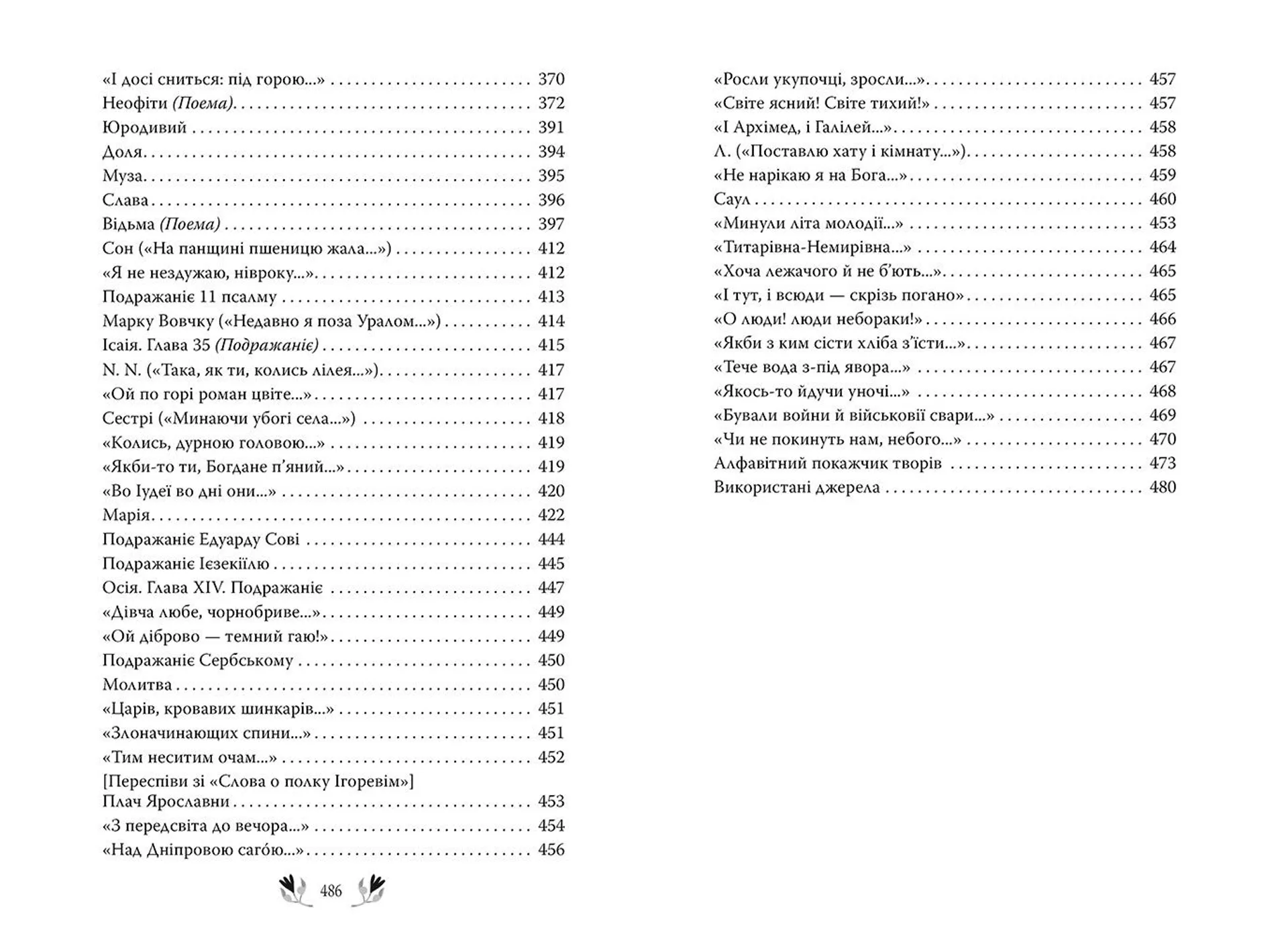 Кобзар. Вибрані твори