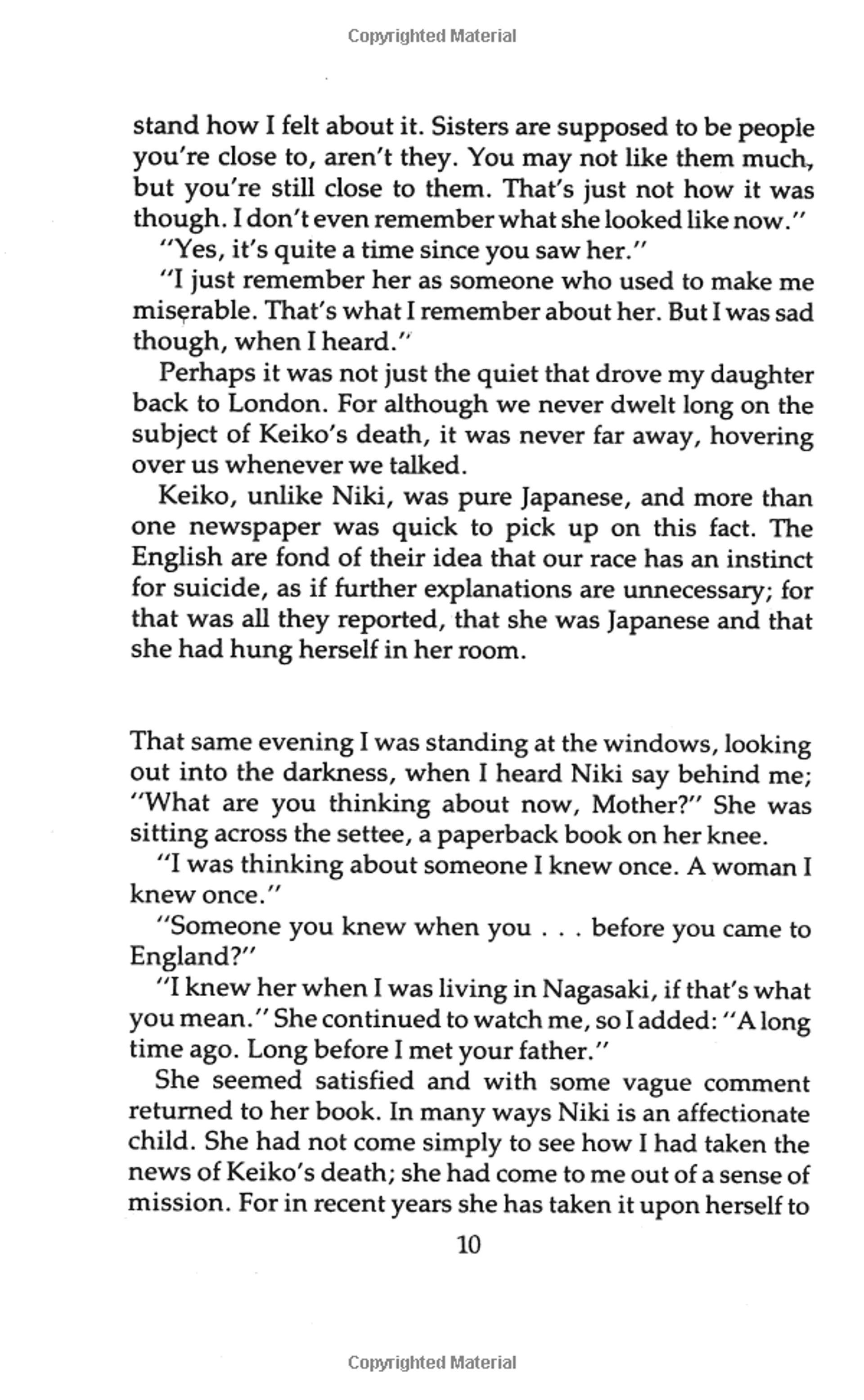 A Pale View of Hills