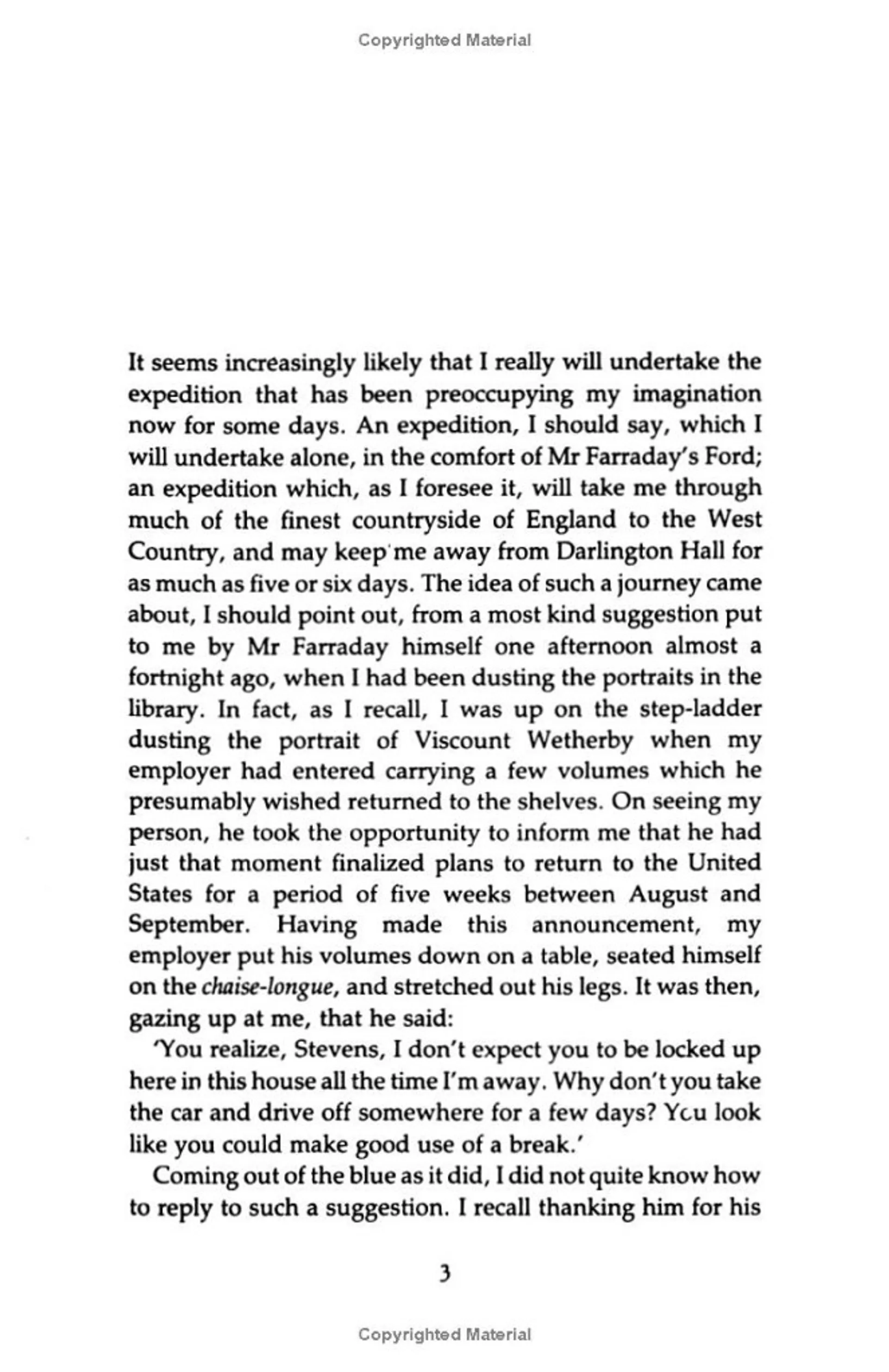 The Remains of the Day