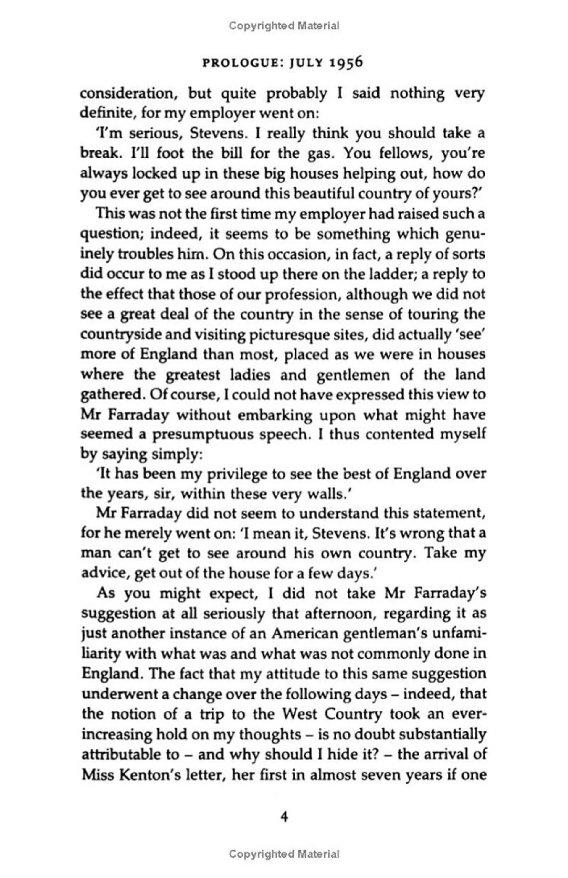 The Remains of the Day