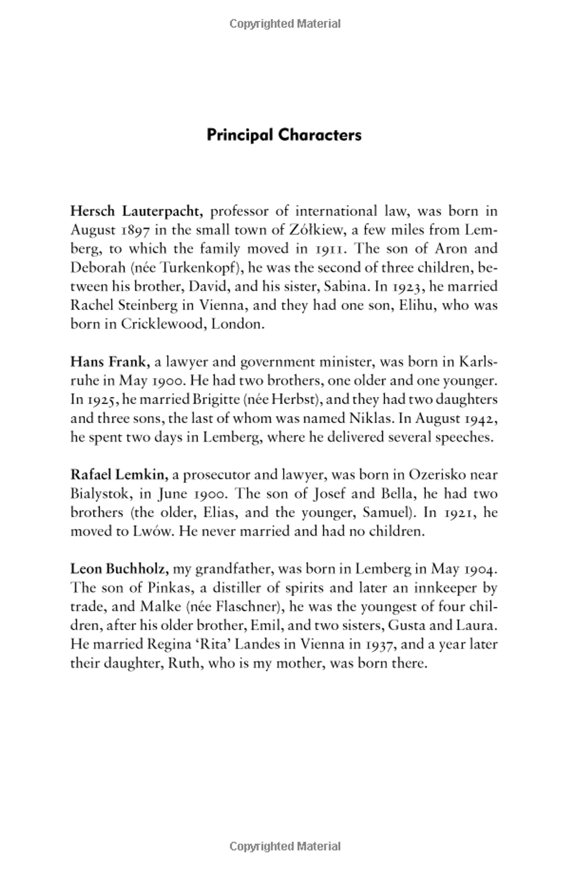 East West Street: On the Origins of Genocide and Crimes Against Humanity