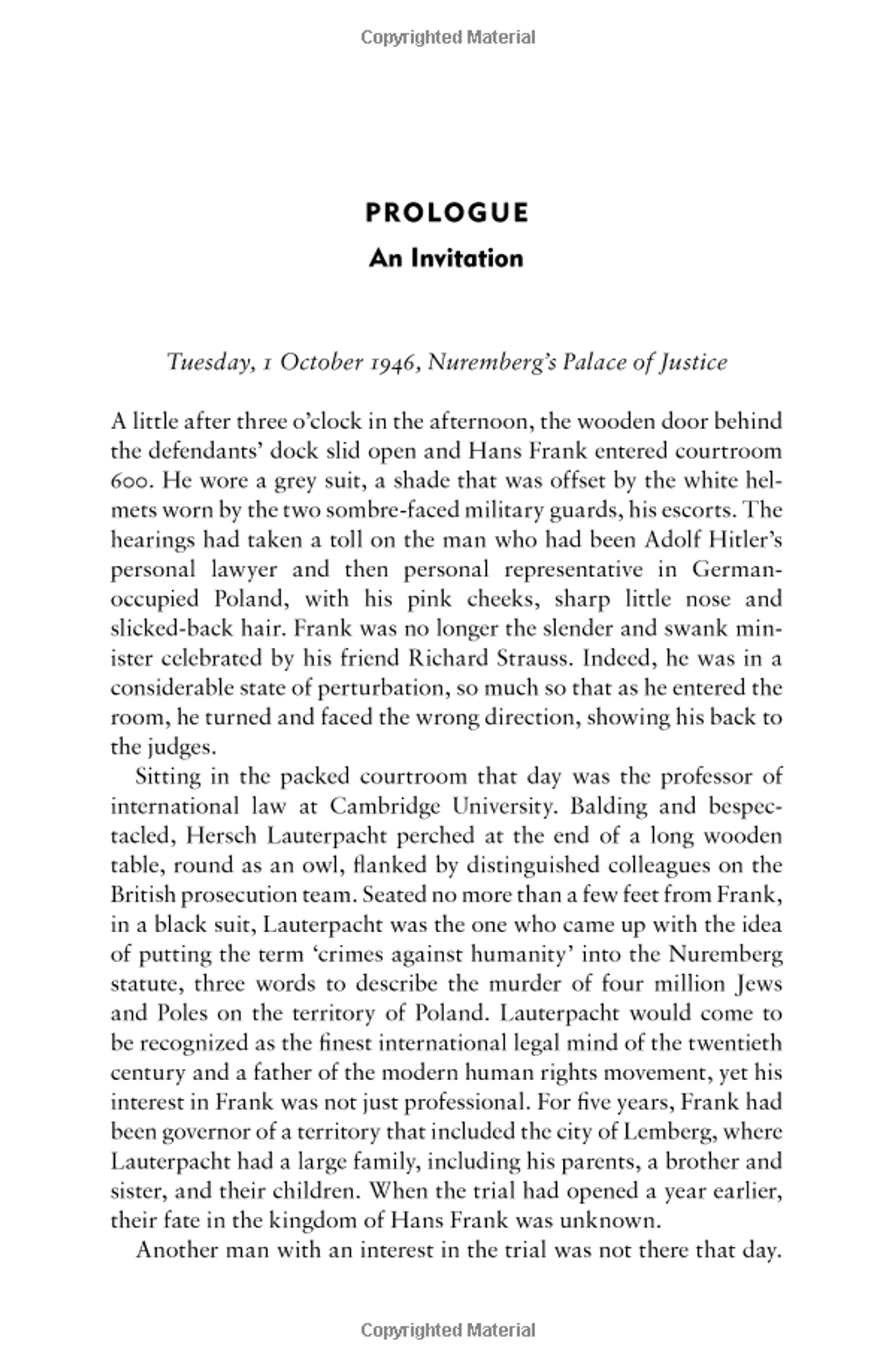 East West Street: On the Origins of Genocide and Crimes Against Humanity