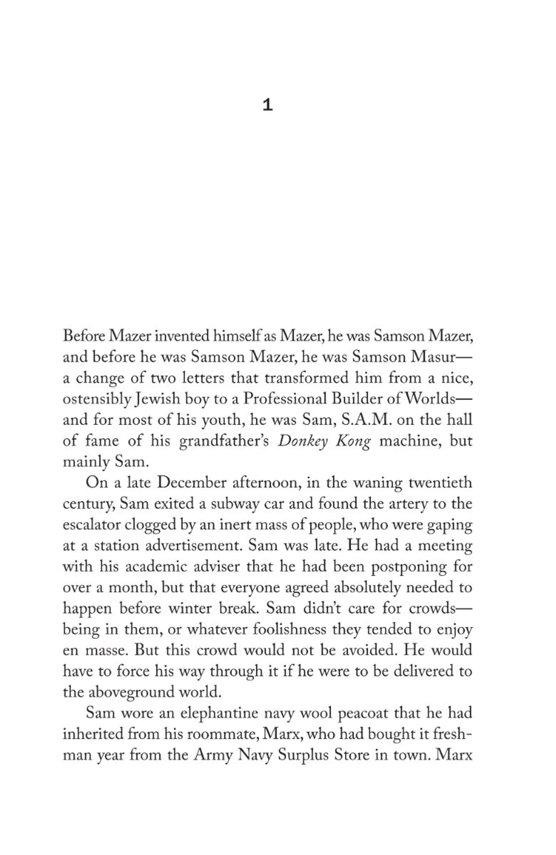 Tomorrow, and Tomorrow, and Tomorrow