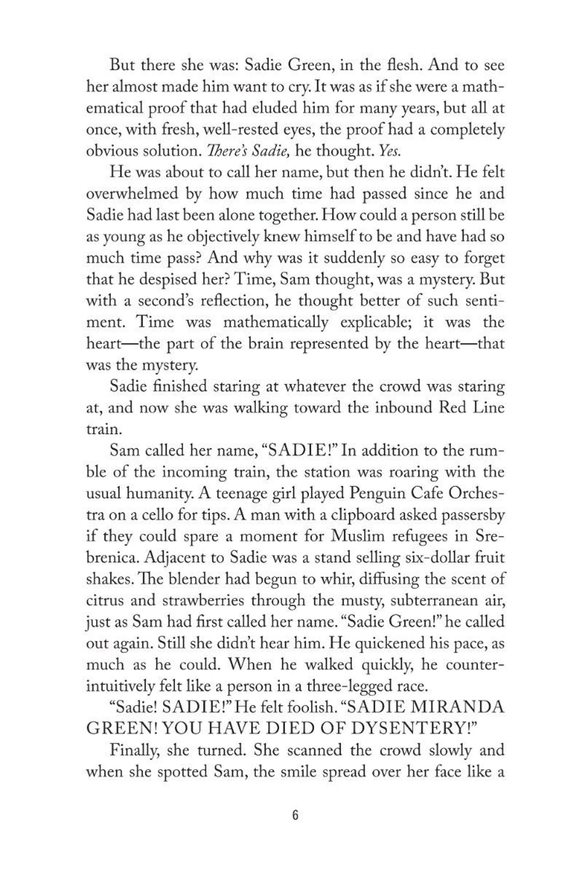 Tomorrow, and Tomorrow, and Tomorrow