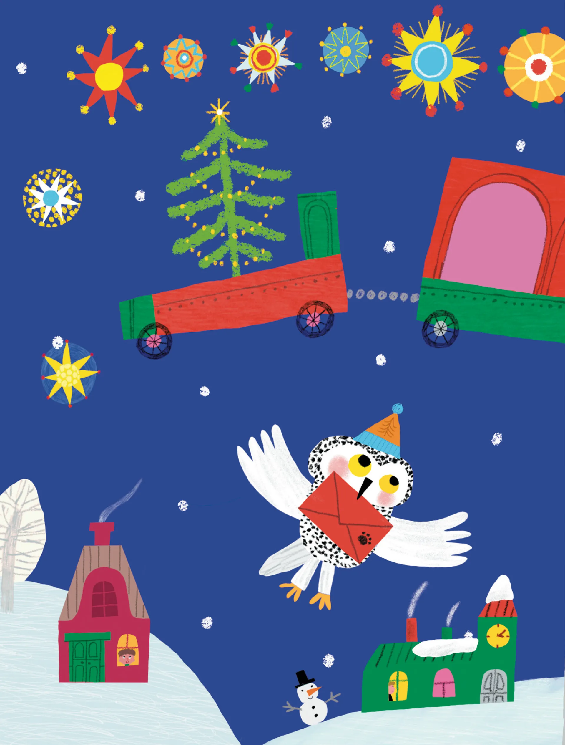 Янголинка і різдвяний потяг