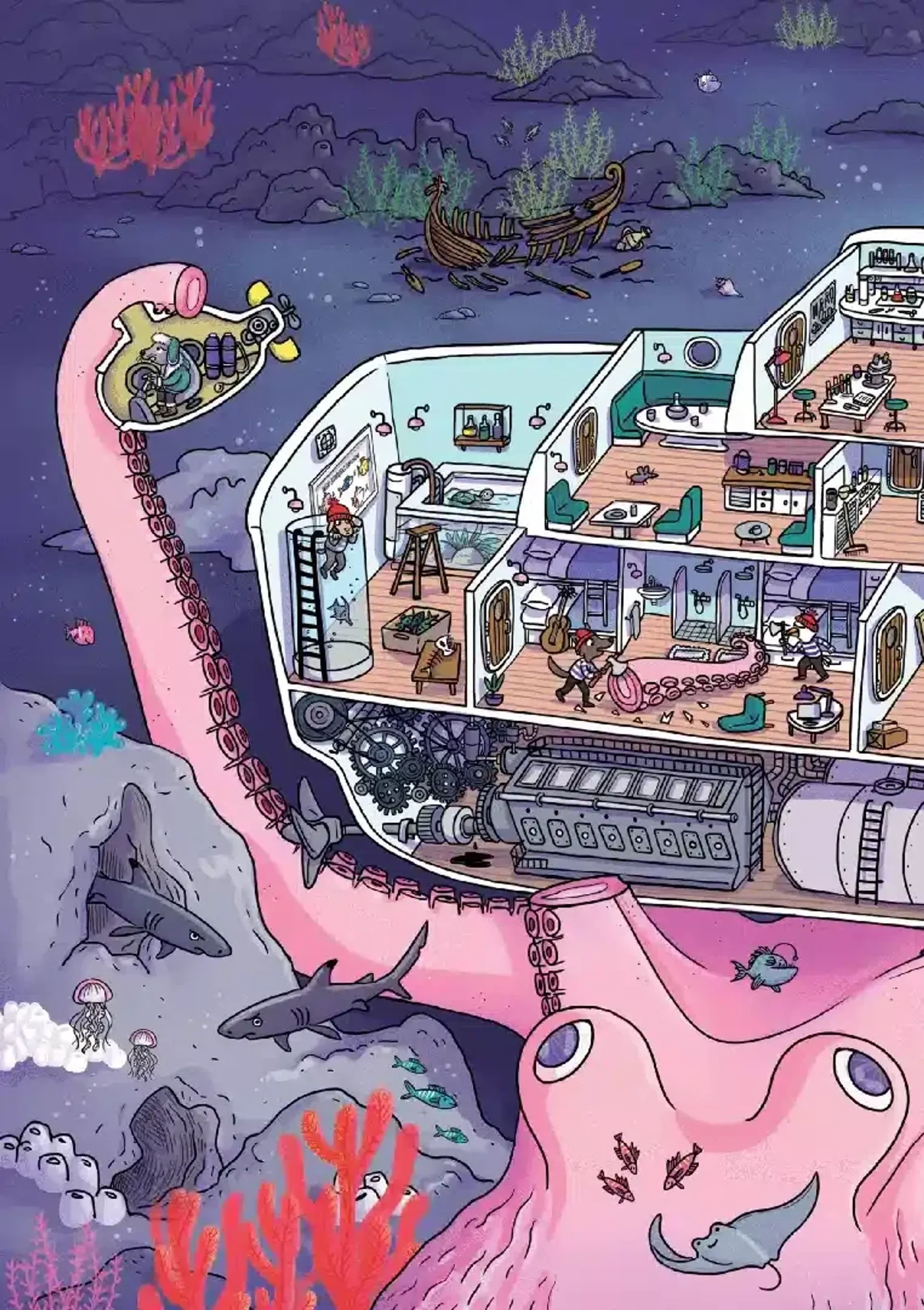 Маленькі загадки на кожному поверсі. Том 4. Зовсім не страшно