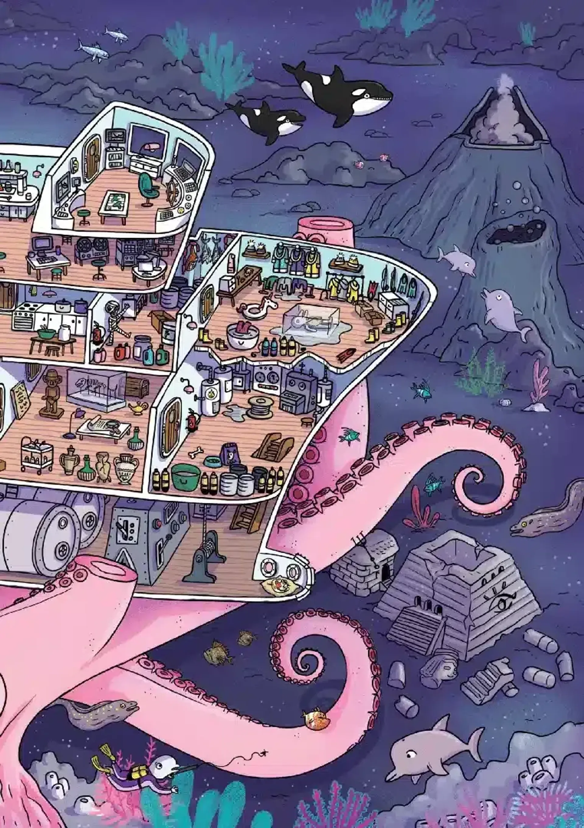 Маленькі загадки на кожному поверсі. Том 4. Зовсім не страшно