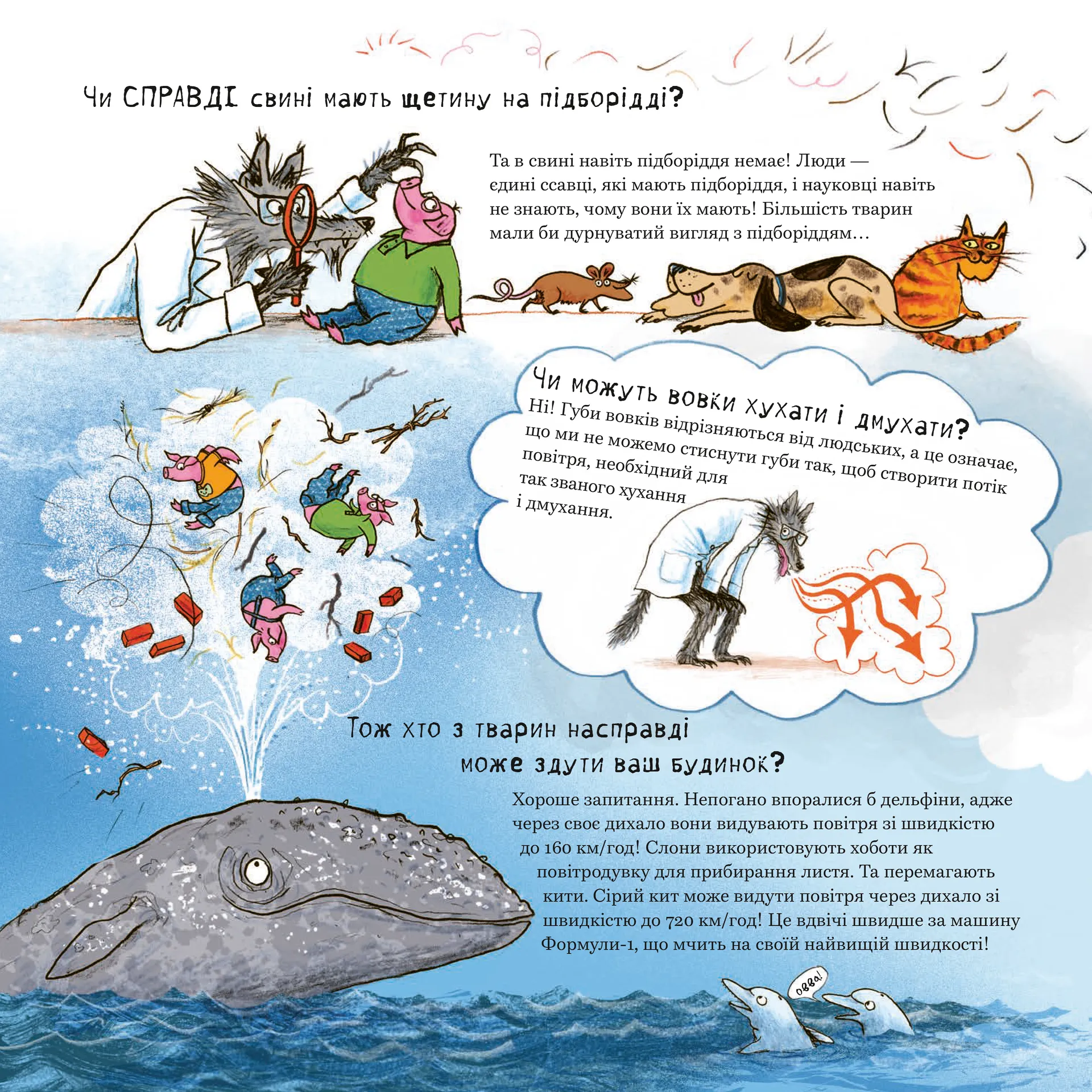 Великий Сірий Вовк досліджує казки