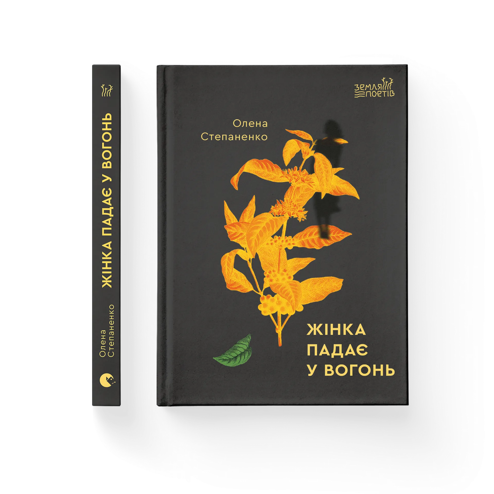 Жінка падає у вогонь