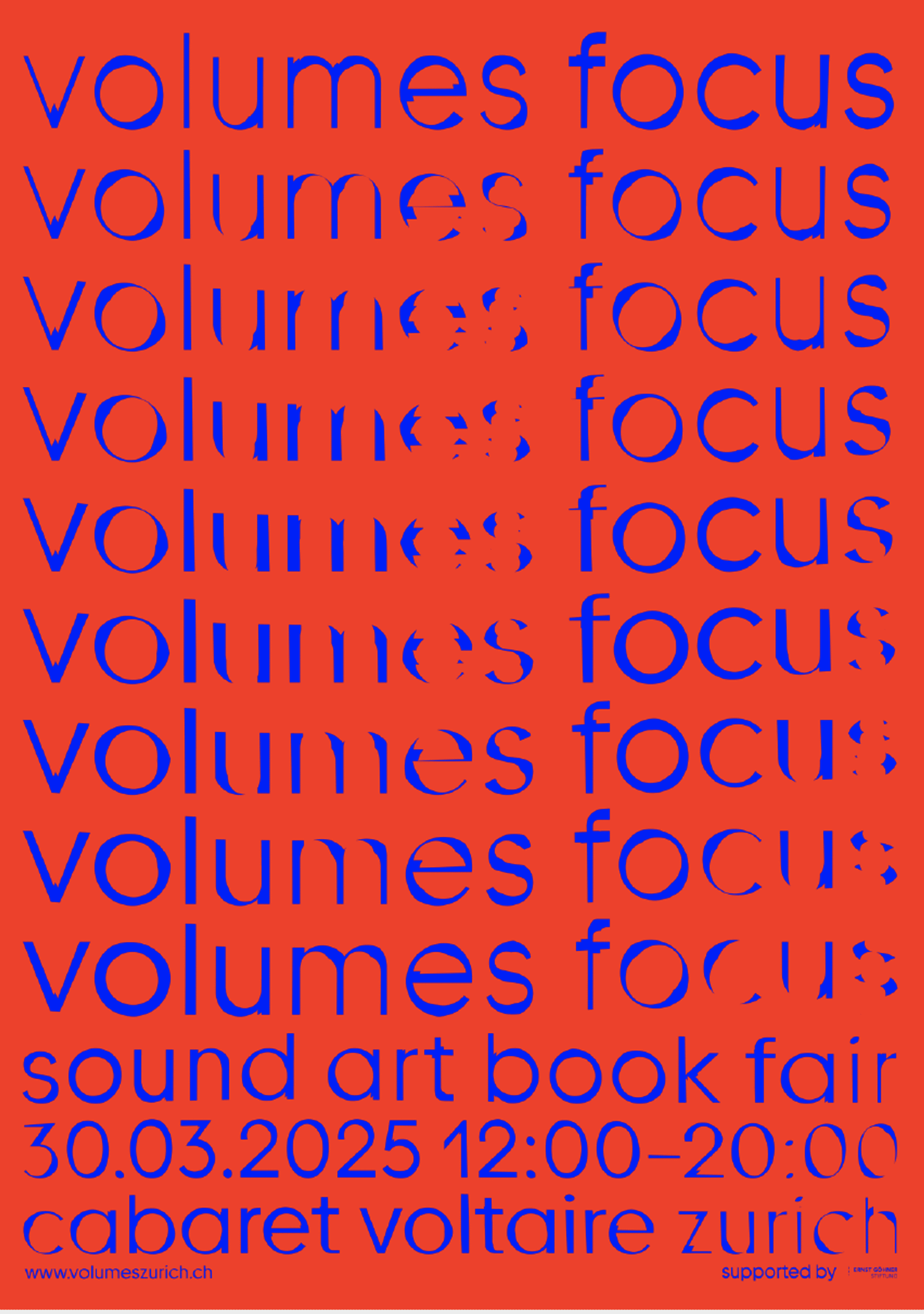 Volumes focus sound art bookfair
