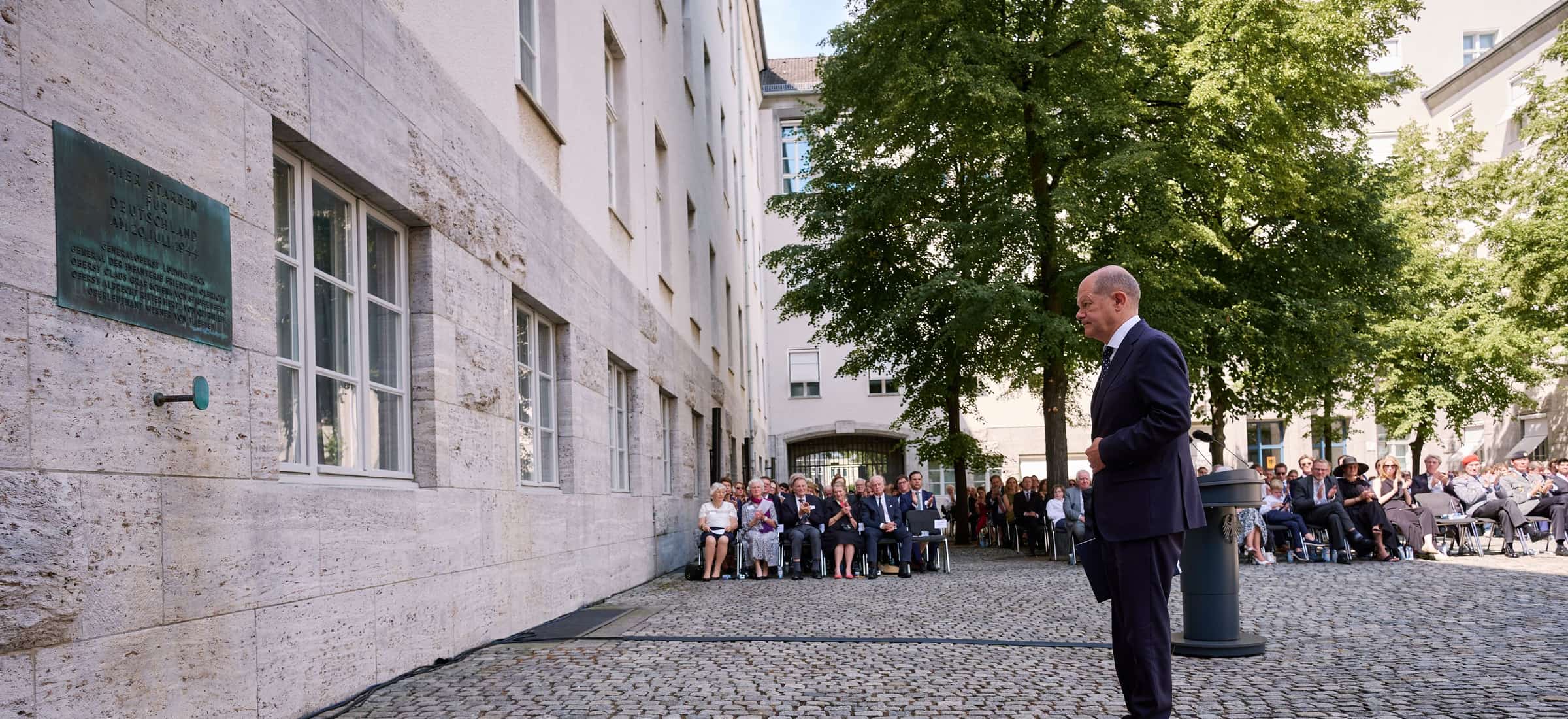 Feierstunde Ehrenhof / 80. Jahrestag / 20. Juli 2024
