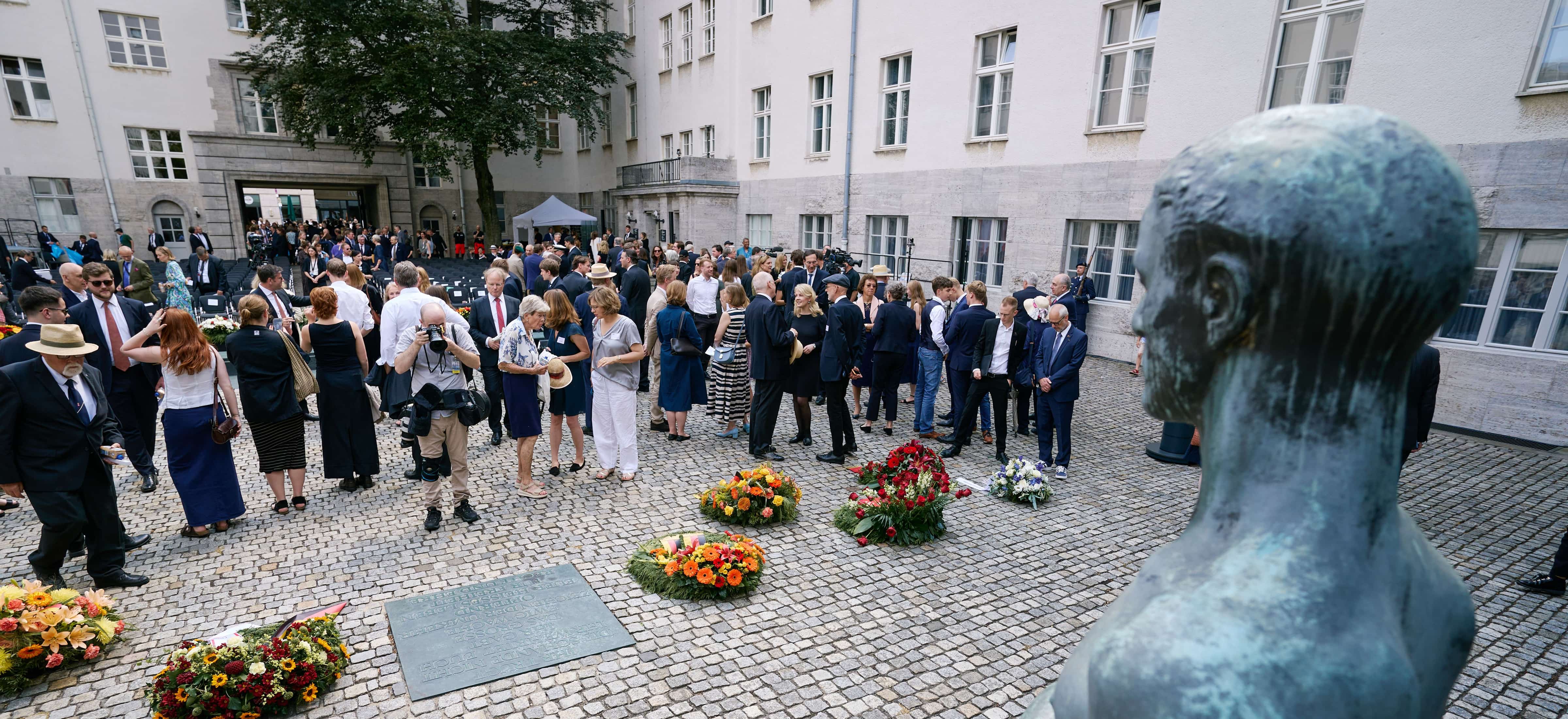 Feierstunde Ehrenhof / 80. Jahrestag / 20. Juli 2024