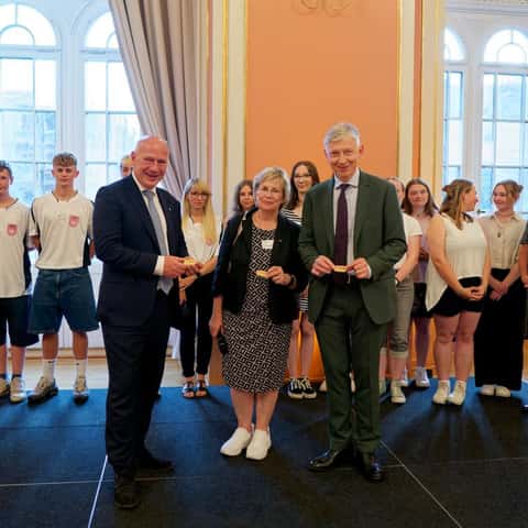 Empfang Rotes Rathaus / 80. Jahrestag / 19. Juli 2024
