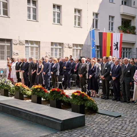 Feierstunde Ehrenhof / 80. Jahrestag / 20. Juli 2024