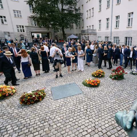 Feierstunde Ehrenhof / 80. Jahrestag / 20. Juli 2024