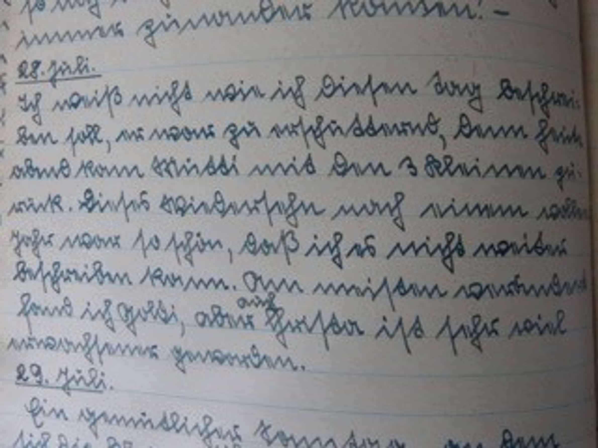 Tagebucheintrag