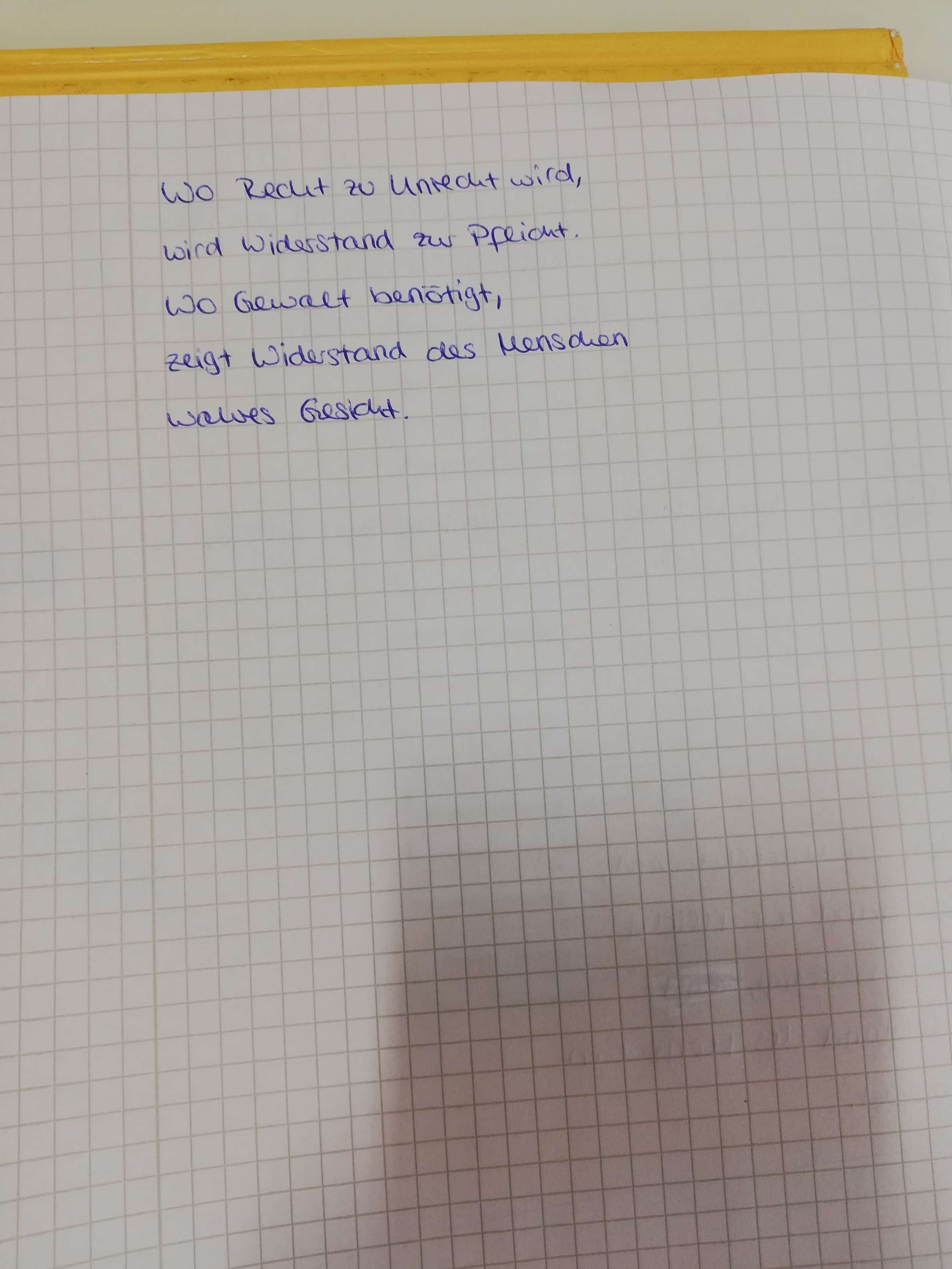 Beitrag des Matthias-Claudius-Gymnasiums