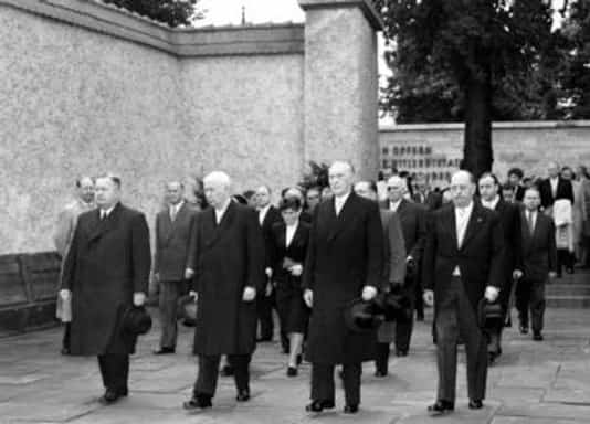 Gedenkfeier, Gedenkstätte Plötzensee, Berlin, 20.07.1954