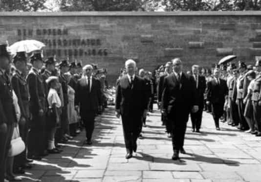 Gedenkfeier, Gedenkstätte Plötzensee, Berlin, 19.07.1964