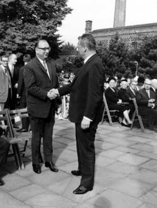 Gedenkfeier, Gedenkstätte Plötzensee, Berlin, 19.07.1967