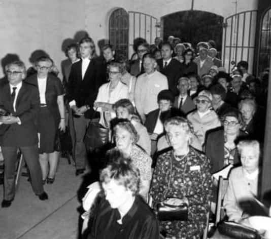 Gedenkfeier, Gedenkstätte Plötzensee, Berlin, 20.07.1973