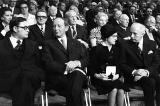Gedenkfeier, Plenarsaal des Reichstagsgebäudes, Berlin, 19.07.1974