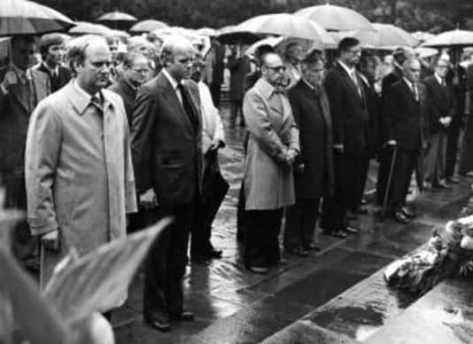 Gedenkfeier, Gedenkstätte Plötzensee, Berlin, 20.07.1978