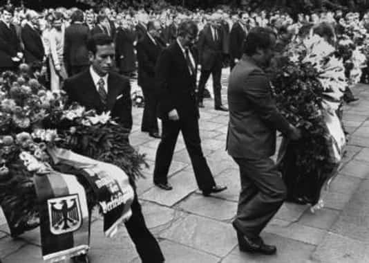 Gedenkfeier, Gedenkstätte Plötzensee, Berlin, 20.07.1981