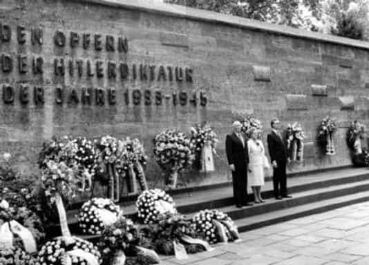 Gedenkfeier, Gedenkstätte Plötzensee, Berlin, 20.07.1986