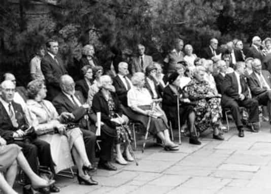 Gedenkfeier, Gedenkstätte Plötzensee, Berlin, 20.07.1988