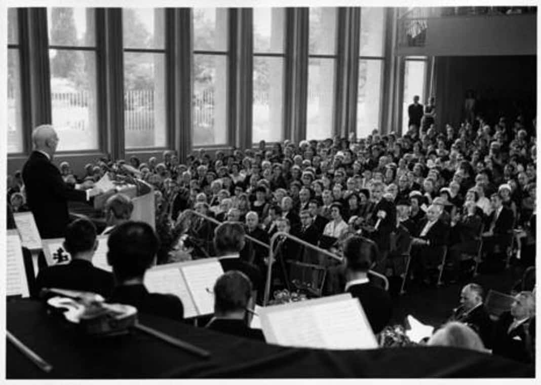 Gedenkfeier, Auditorium Maximum der Freien Universität Berlin, 19.07.1964