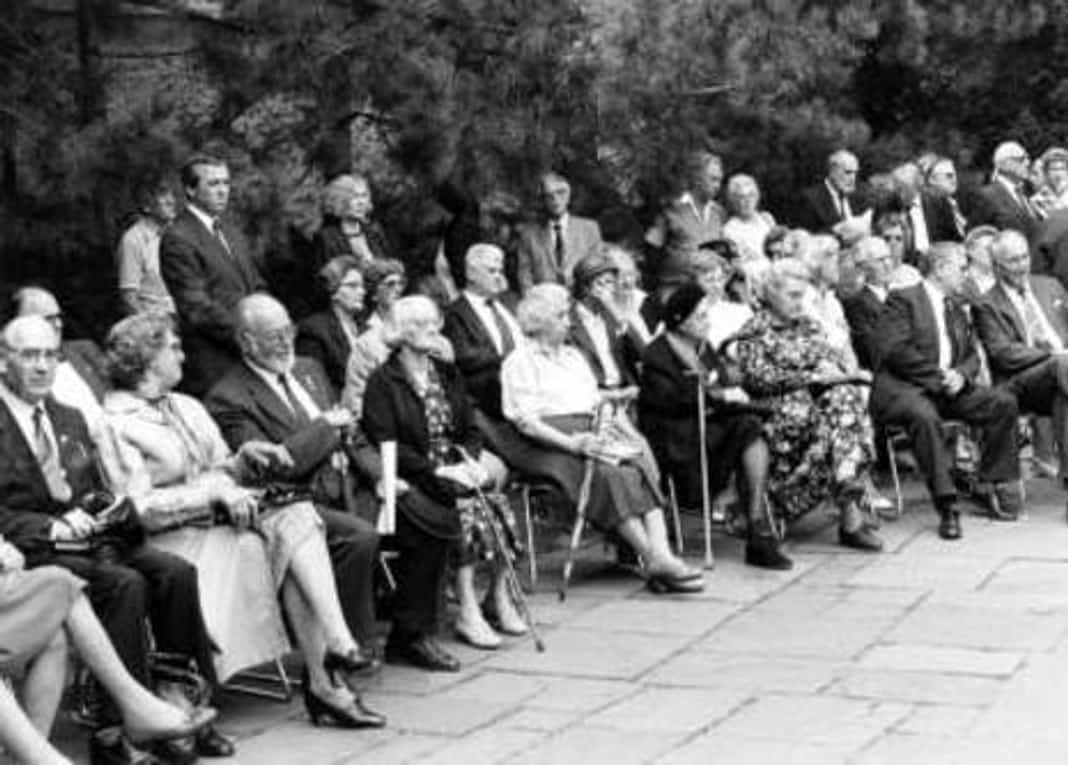 Gedenkfeier, Gedenkstätte Plötzensee, Berlin, 20.07.1988