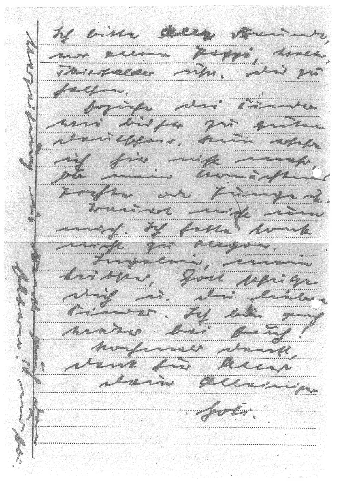 Abschiedsbrief Teil II