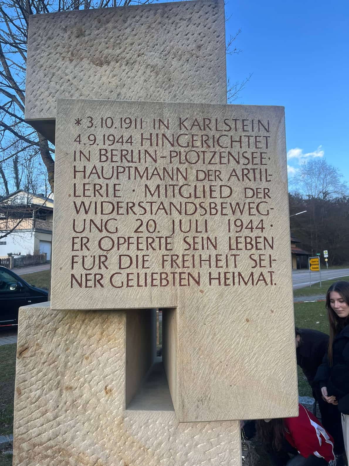 Gesprächsrunde auf Schloss Karlstein