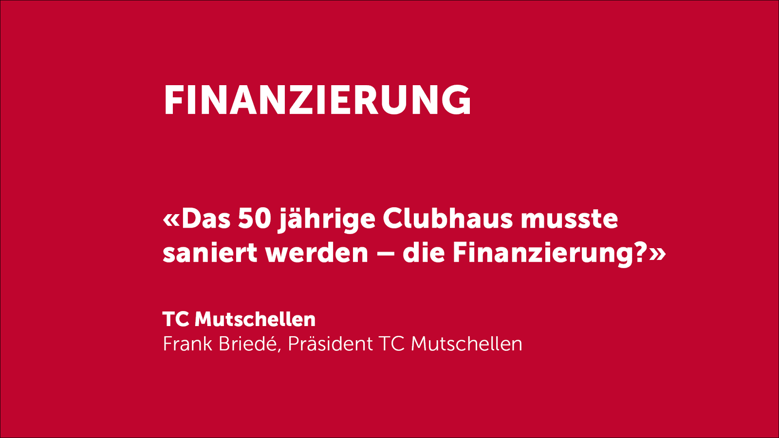 Fokus Finanzierung DE