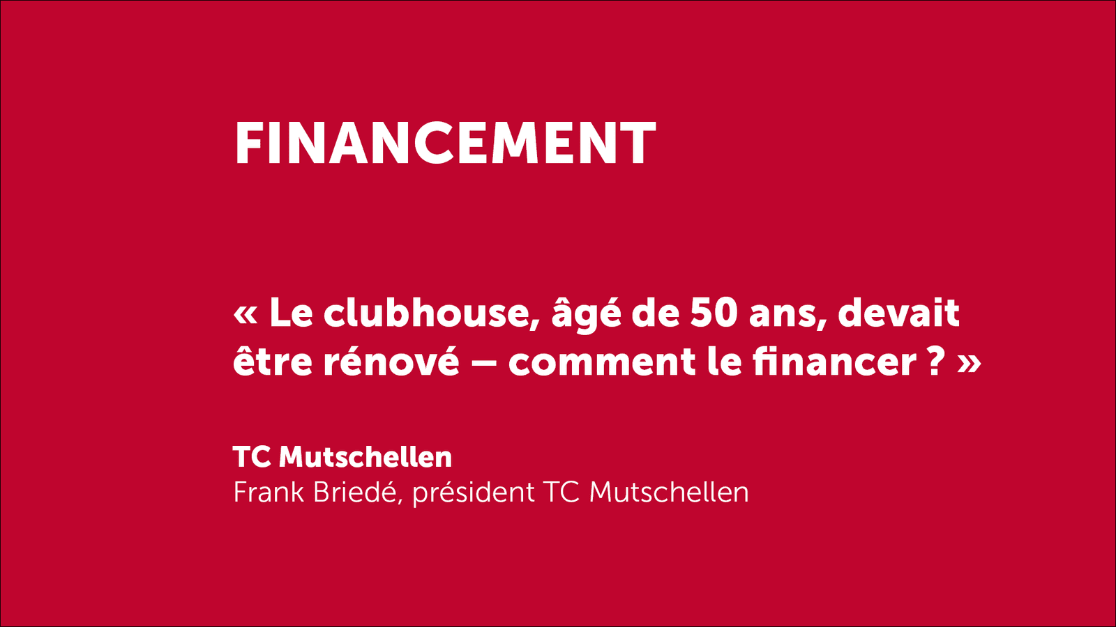 Fokus Finanzierung FR
