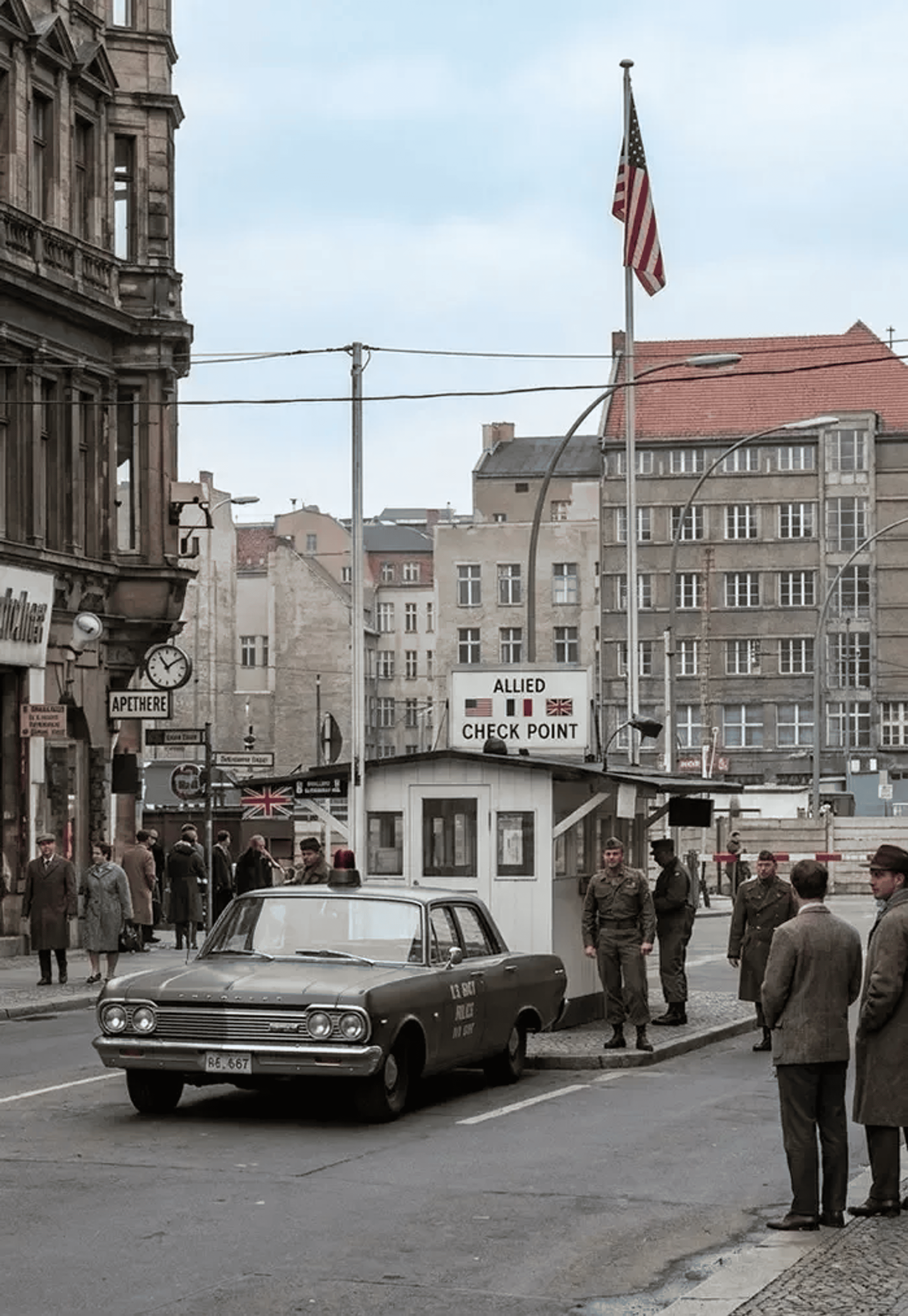 Historic city street in Berlin brought back to life