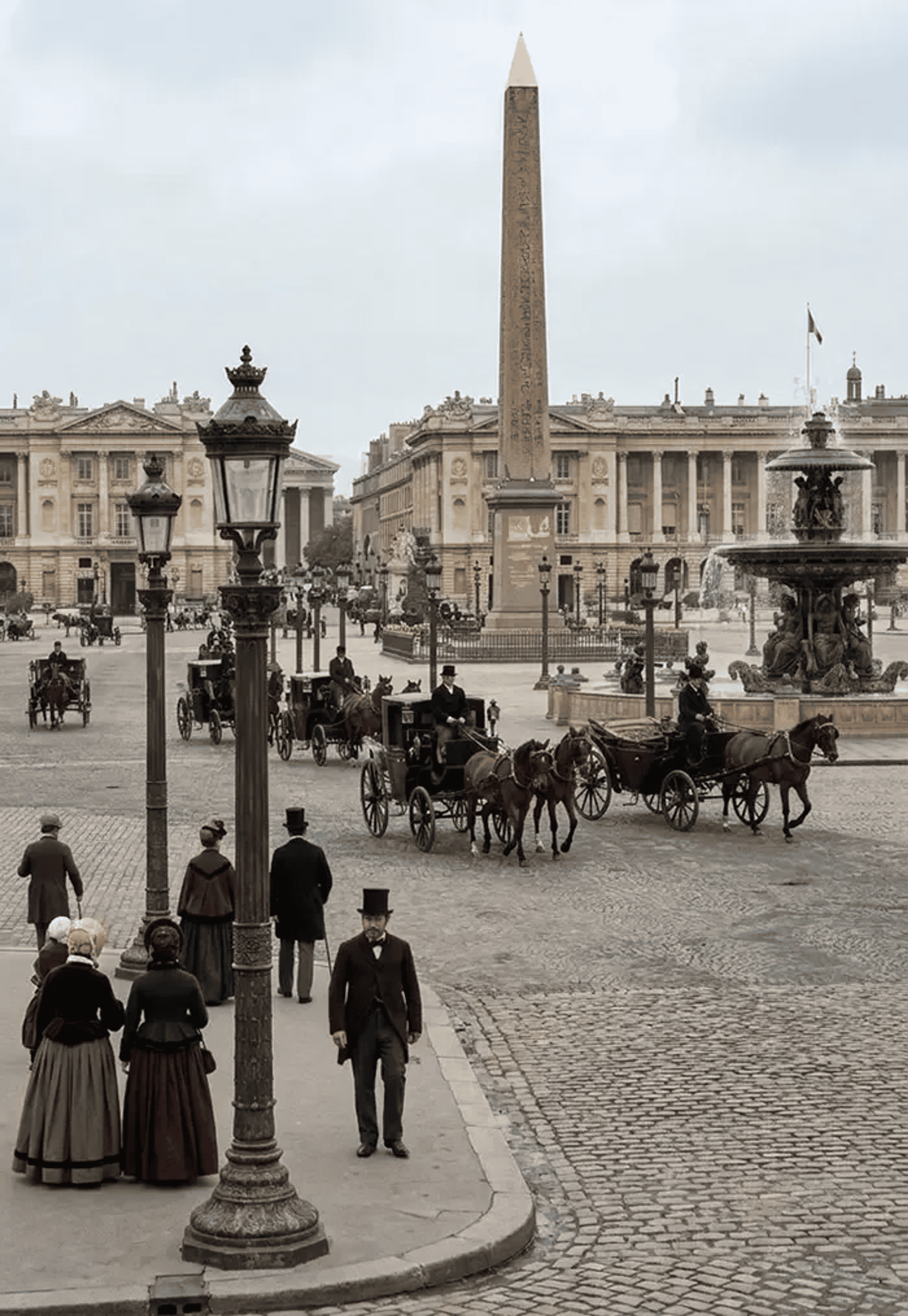 Historic city street in Paris brought back to life