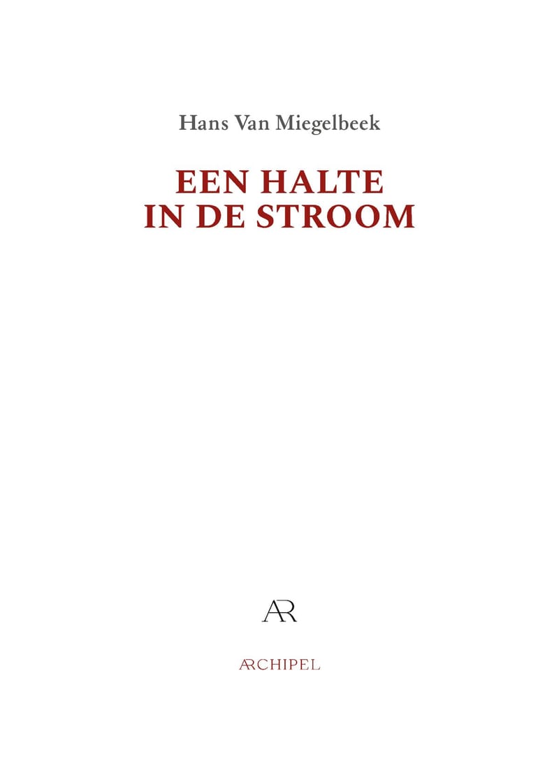 Een halte in de stroom