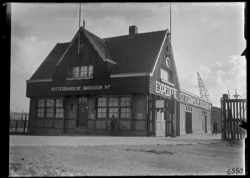 Het Veerhuis 1928 foto stadsarchief Rotterdam