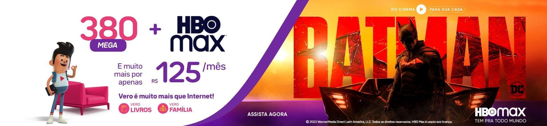 HBO + HBO MAX Por Mês No Plano R$ 15 - Promobit