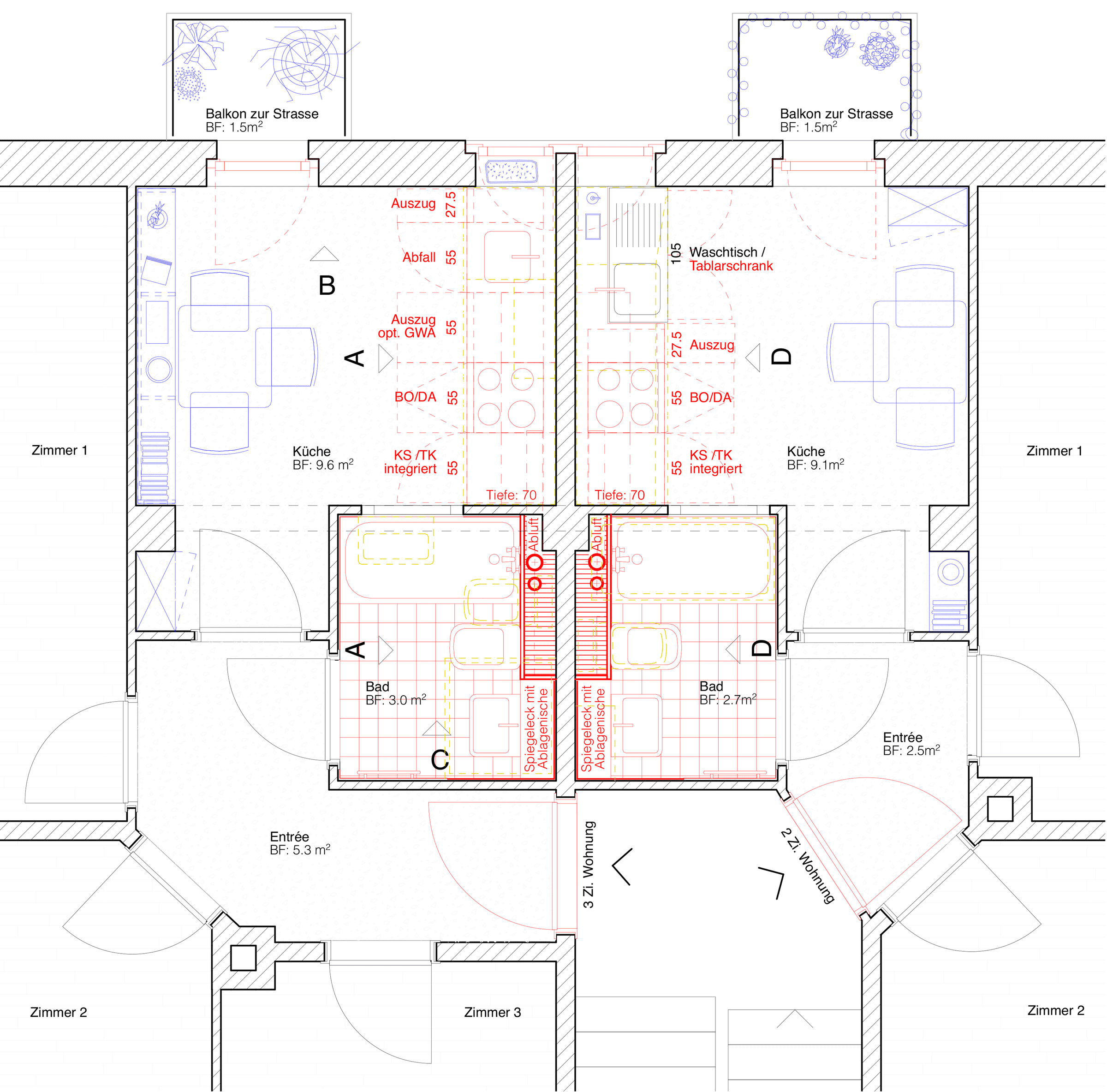 Breitensteinstrasse zuerich vetterschmid kueche bad