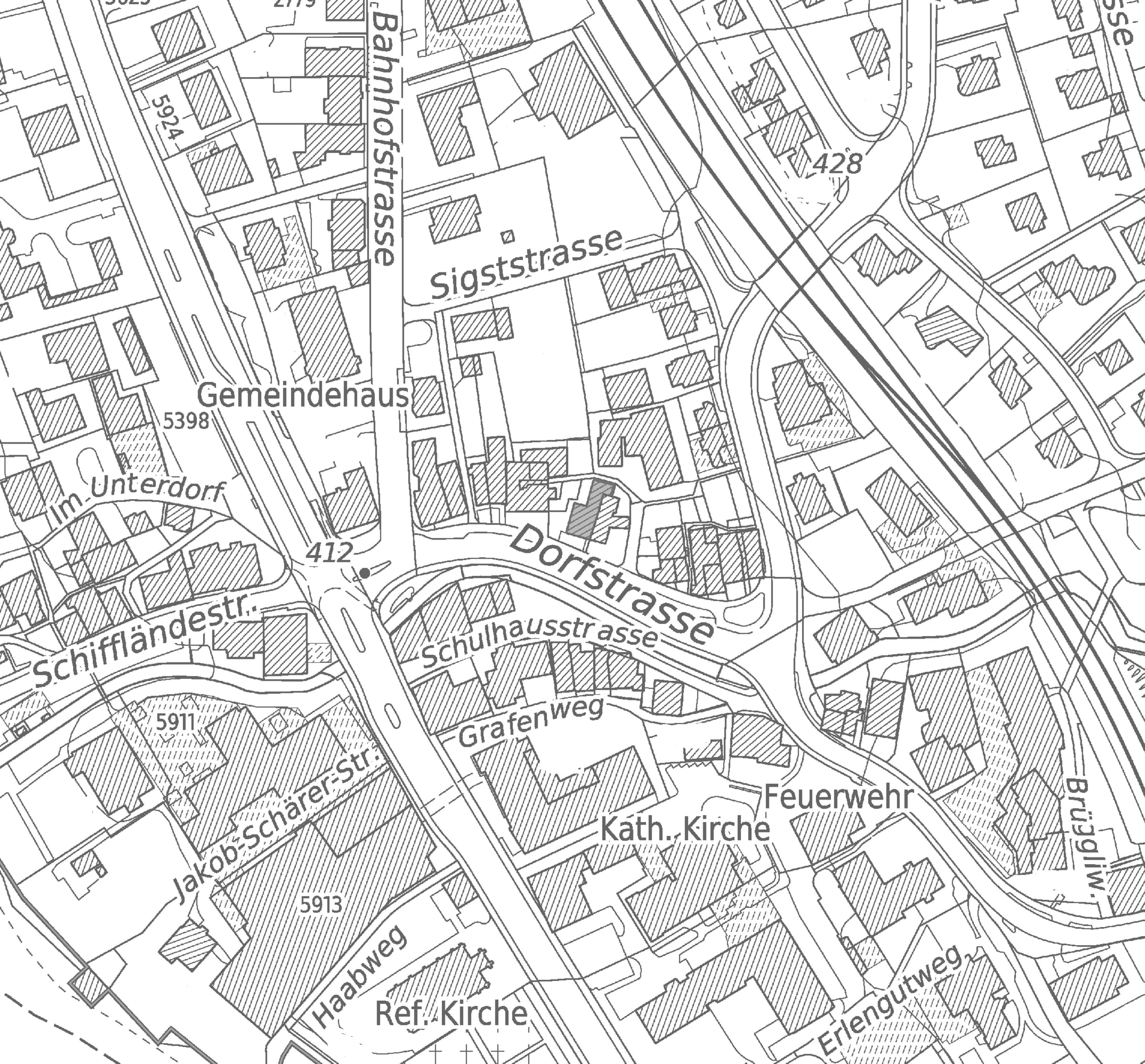 Vetter schmid erlenbach dorfstrasse situation