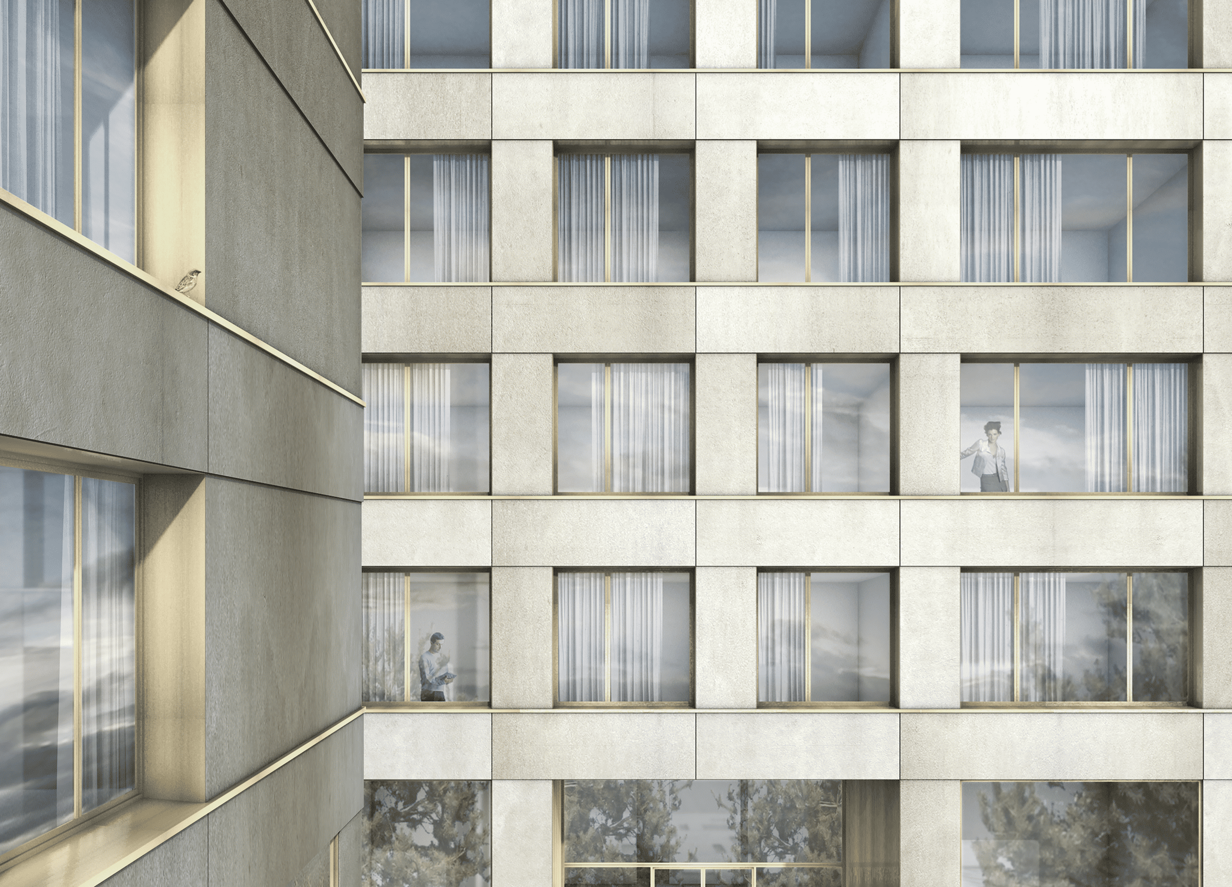 Studentisches wohnen eth hoenggerberg vetterschmid fassade