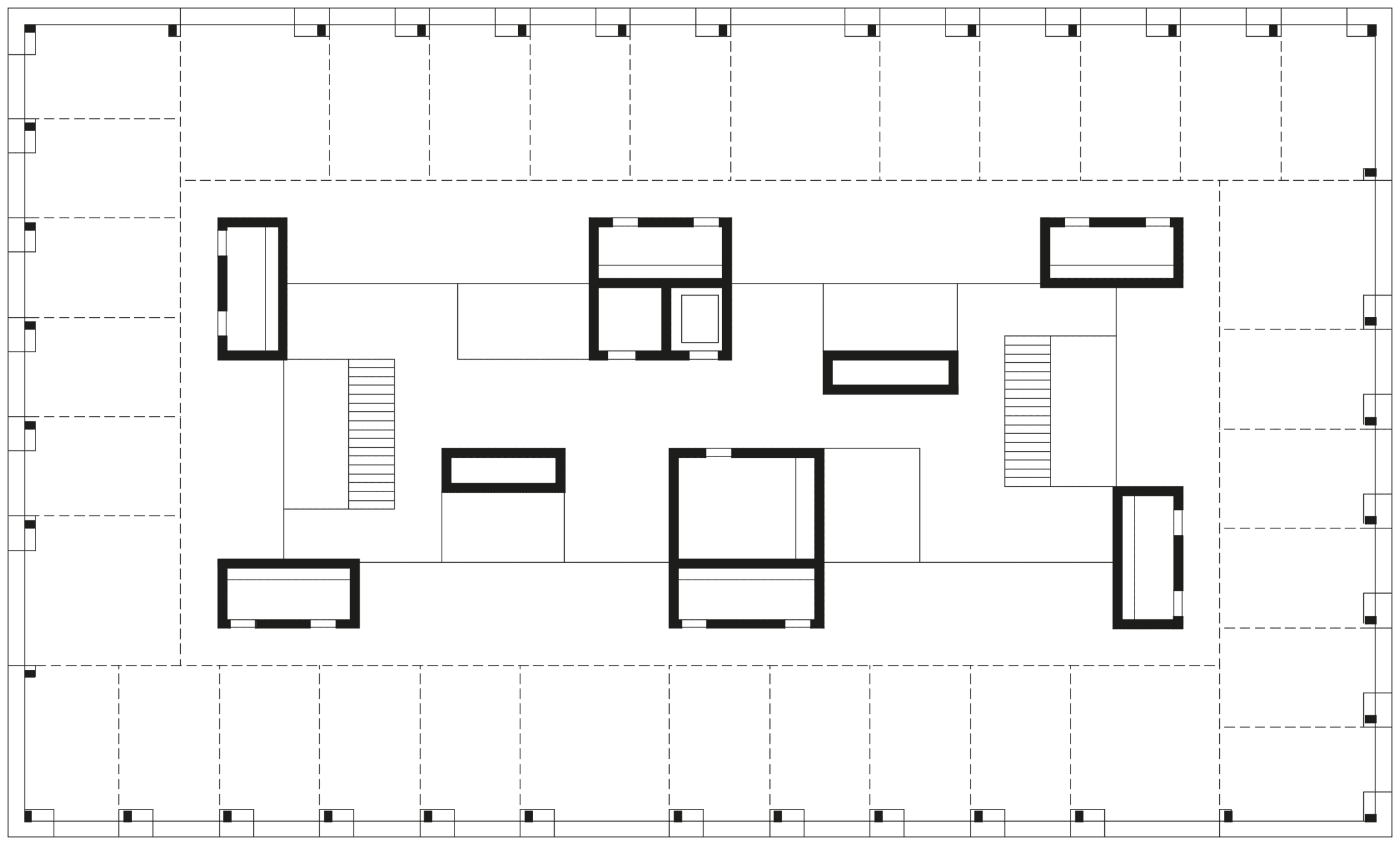 Studentisches wohnen eth hoenggerberg vetterschmid grundrissstruktur