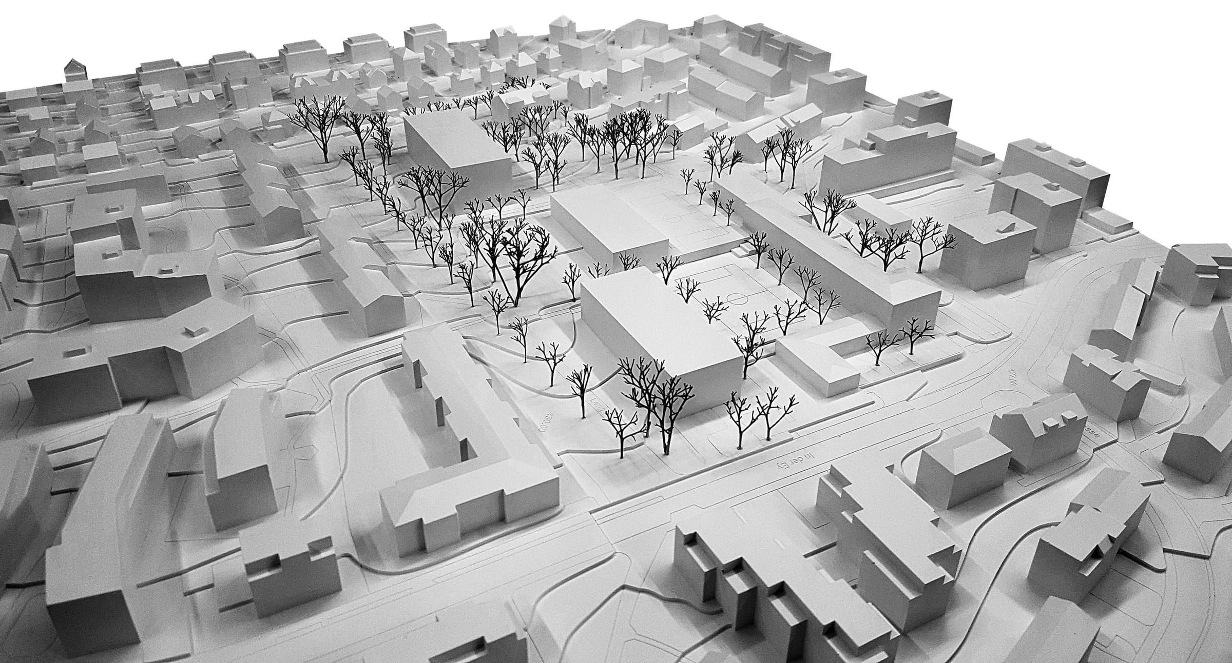 Schulhaus triemli in der ey vetterschmid modell